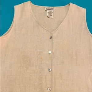 Blasts port by Bill Blass Khaki tunic